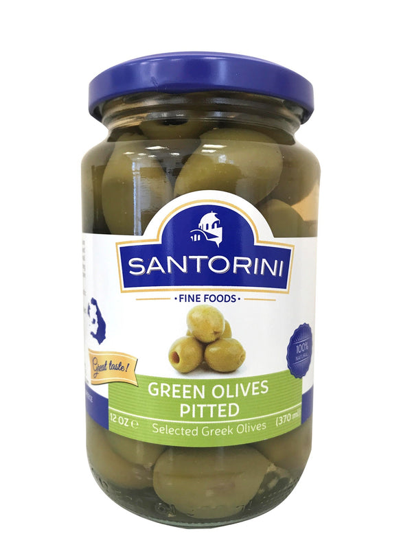 Green Olives Pitted Santorini