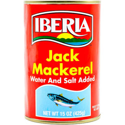 Jack Mackerel in Water and Salted Iberia Canned