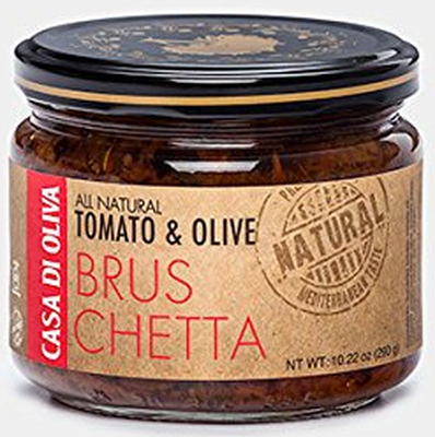 Tomato and Olive  Bruschetta Casa Di Oliva
