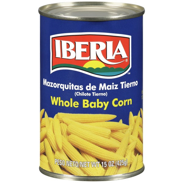 Whole Baby Corn Iberia Canned